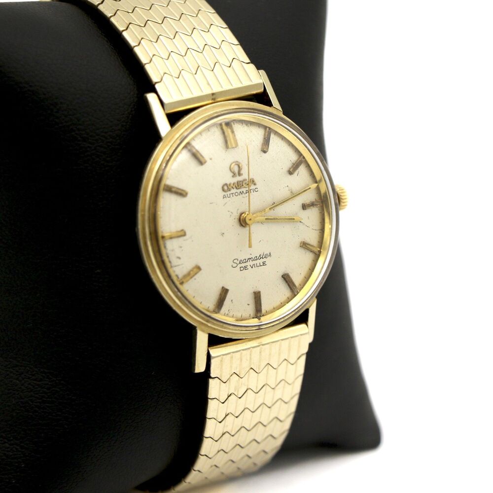 Omega Seamaster De Ville 14K Gold Automatic Vintage Watch
